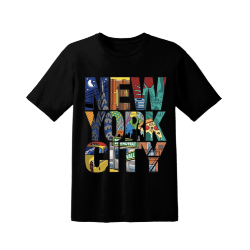 Printed Round Neck Tees