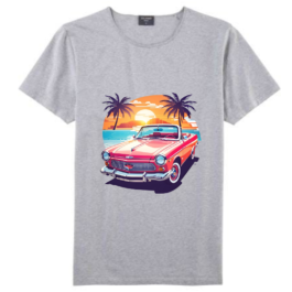 Printed Round Neck Tees