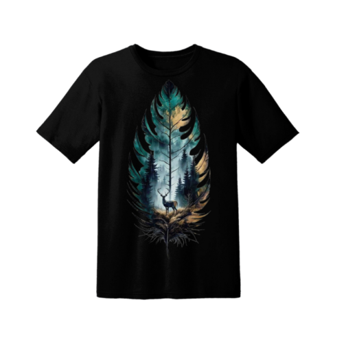 Printed Round Neck Tees