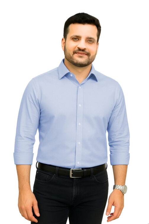 Plain Formal Dress Shirt For Men